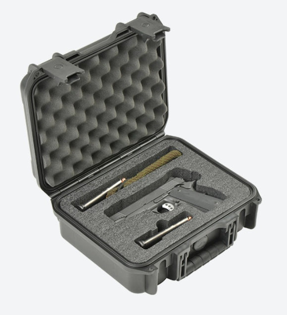 SKB 3i-1209-SP iSeries Pistol Case, Customizable Foam, Large, Black