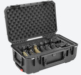 SKB 3i-2011-7B-M iSeries Multi Hand gun case, custom foam, 6 gun, Black