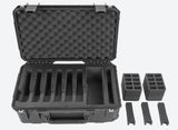 SKB 3i-2011-7B-M iSeries Multi Hand gun case, custom foam, 6 gun, Black