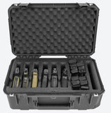 SKB 3i-2011-7B-M iSeries Multi Hand gun case, custom foam, 6 gun, Black