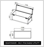 Readymade - SKC1 Stackable Utility (INTERNAL DIMENSION : 1167 X 467 X 472MM)