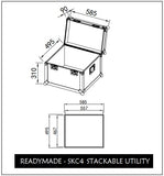 Readymade - SKC4 Stackable Utility (INTERNAL DIMENSION : 557 X 467 X 372MM)