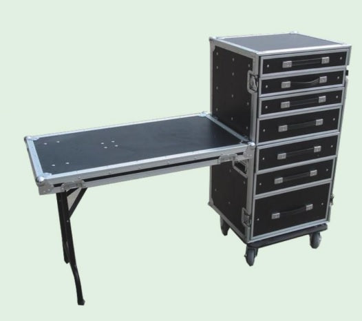 Readymade - 7 Drawer Work Case w/- Table