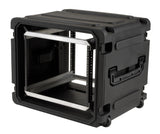 SKB 20" Deep 8U Roto Shockmount Rolling Rack | 3SKB-R08U20W