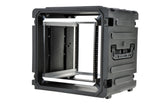 SKB 20" Deep 8U Roto Shockmount Rolling Rack | 3SKB-R10U20W